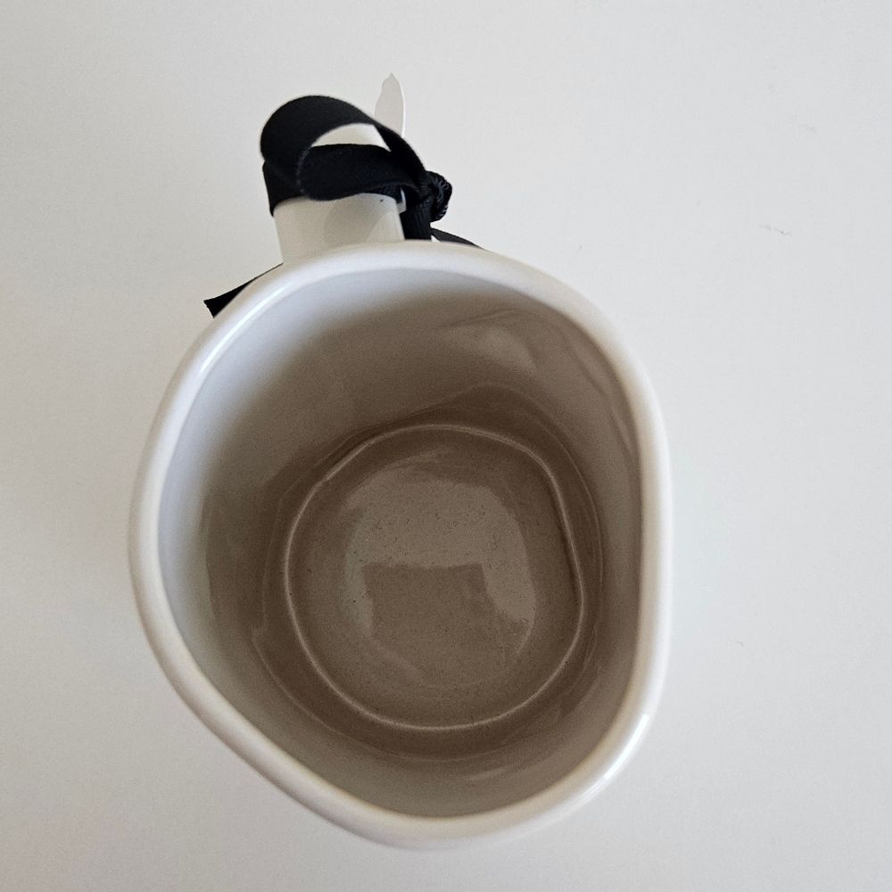 NEW Rae Dunn | 'Creeping It Real' Black Cat Ghost Ceramic Tea Mug Coffee Cup - Picture 3 of 4